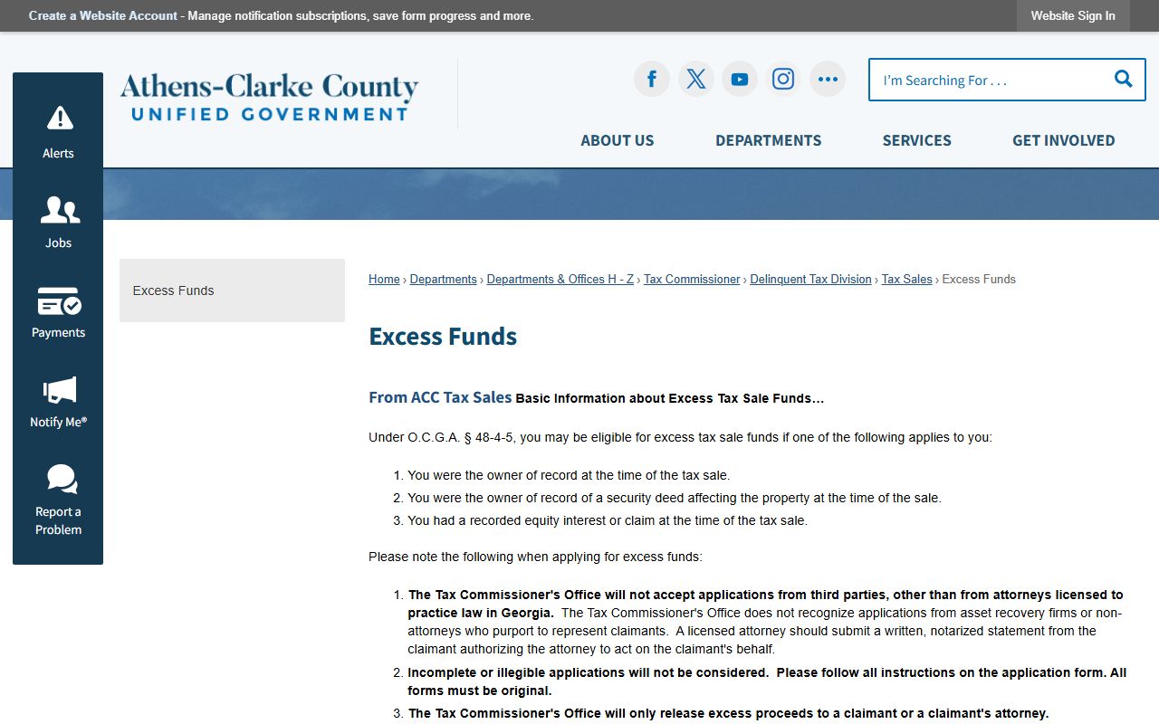 Clarke County Unclaimed Money source image