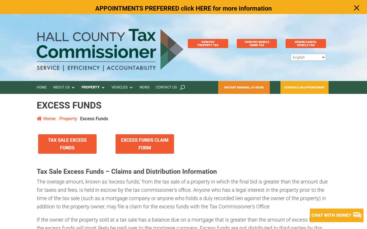 Hall County Unclaimed Money source image