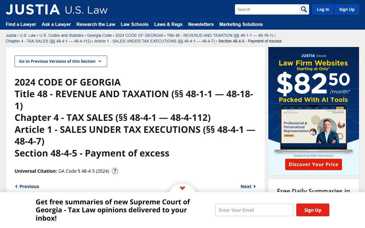 Georgia Unclaimed Money reference image